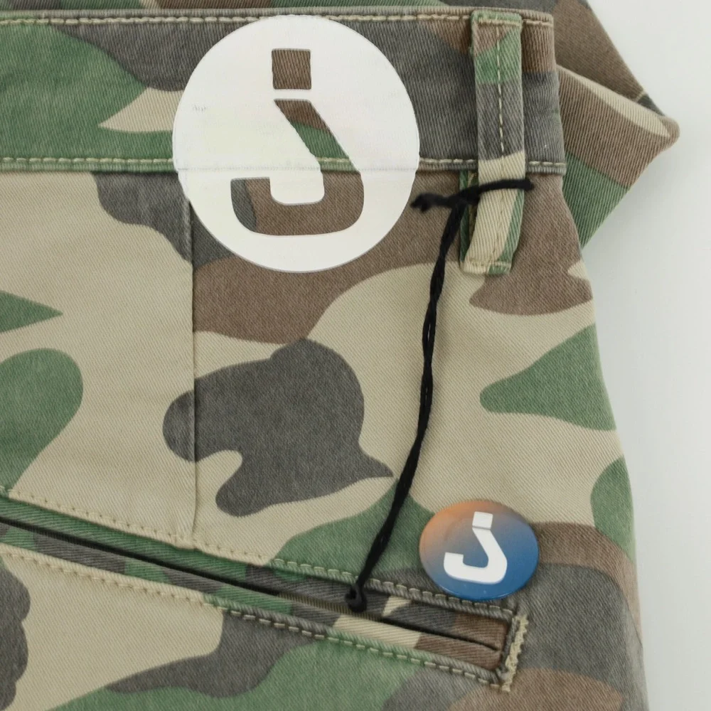 JColor Men Camouflage Cargo‎ Pants Size 31 Cotton Blend Slim Fit NWOT Streetwear